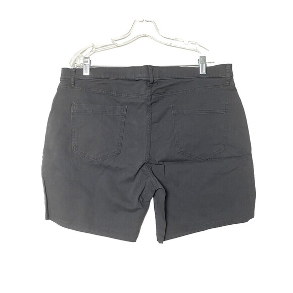 Amazon Essentials Chino Shorts Women's Size 38W Gray Summer Casual Pockets - Picture 2 of 10